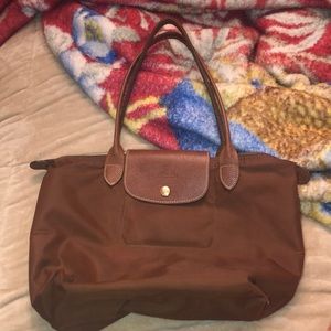 Brown long champ bag
